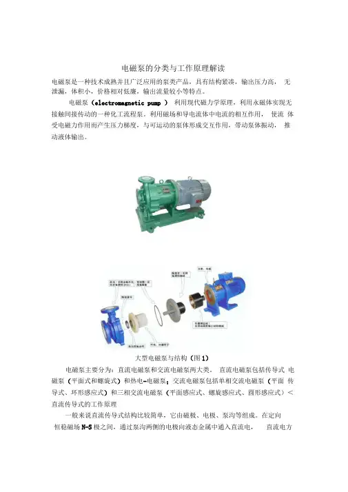 电磁泵的分类与工作原理