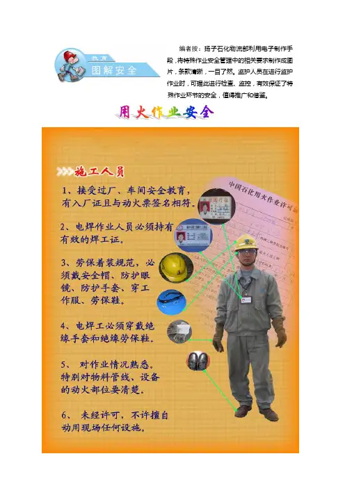 用火作业安全图解