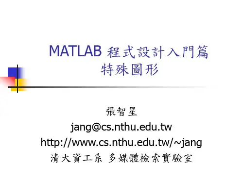 matlab中特殊图形的绘制