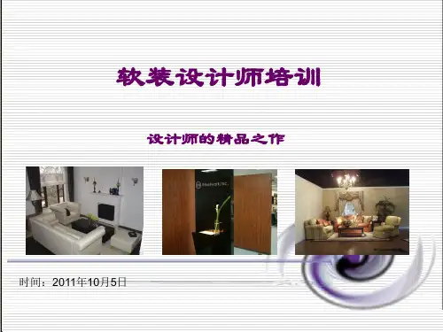 软装课程软装设计师的杰作