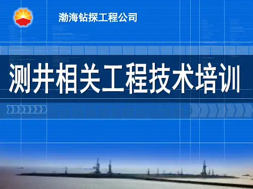 测井相关工艺技术(最全面)