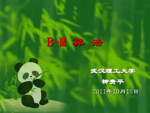 第15讲--BM算法