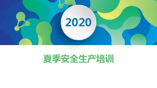 夏季安全生产培训专题PPT课件