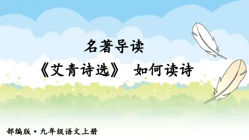 名著导读《艾青诗选》 如何读诗
