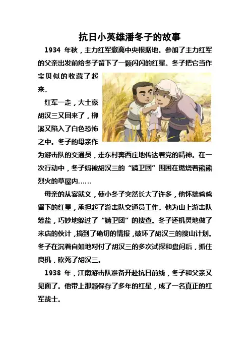 潘冬子的故事