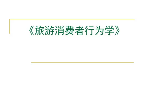旅游消费者行为学(全套课件354P)