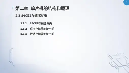89C51存储器配置