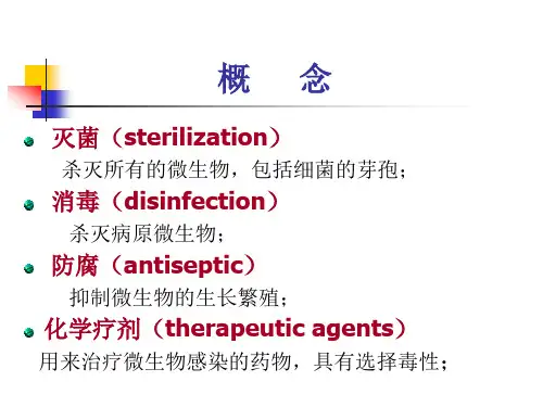 微生物的控制