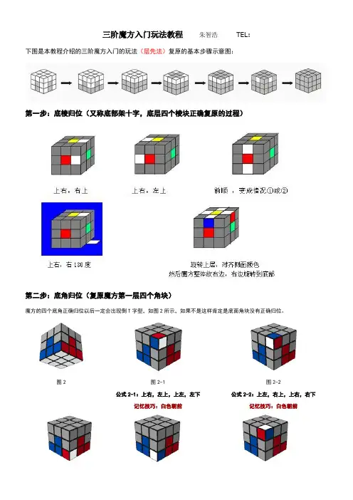 三阶魔方简易教程(从零开始)