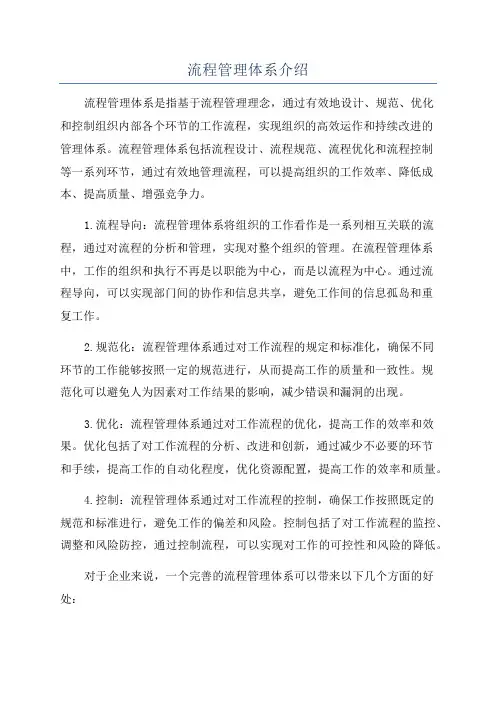流程管理体系介绍