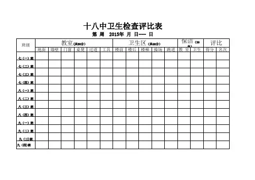 第一周卫生Book1