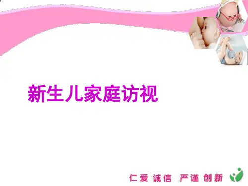 新生儿家庭访视培训—PPT课件