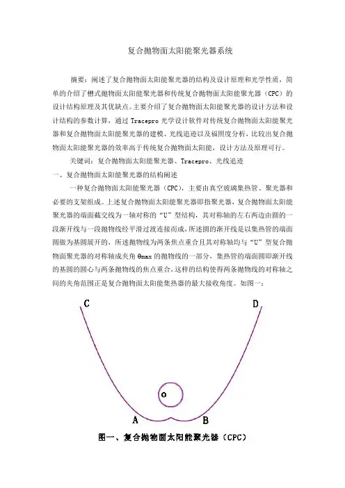 一种复合抛物面聚光集热器