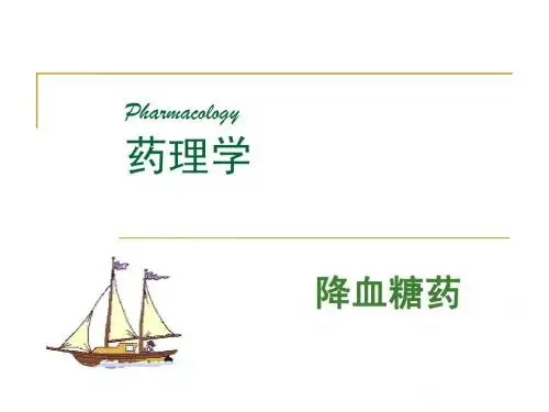 药理学---降血糖药