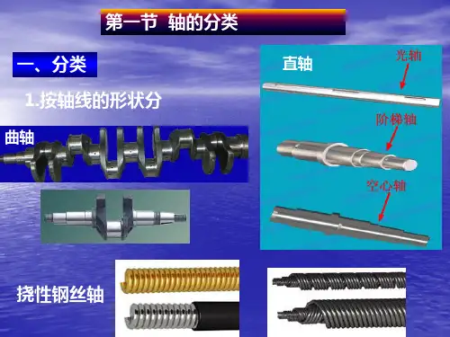 轴的常用材料结构设计强设计