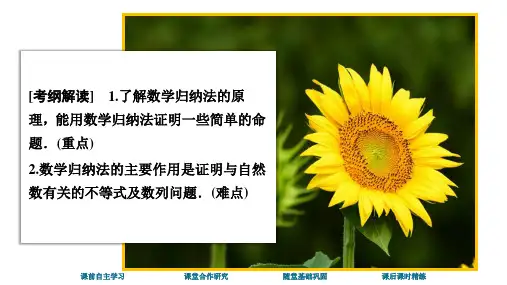 2020年高考理科一轮复习:第11章 第5讲 数学归纳法