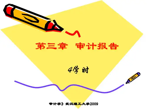审计报告(PPT30页)-优质课件