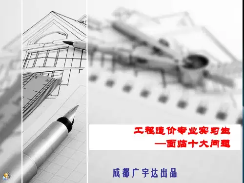 造价实习生面临问题