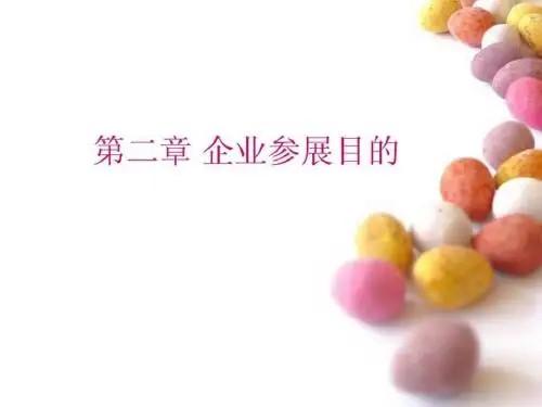 企业参展目的
