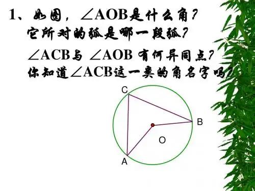 圆周角PPT课件