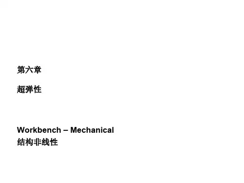ANSYS13.0 Workbench 结构非线性培训 超弹性