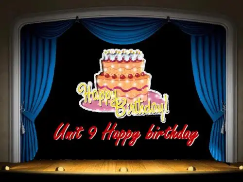 牛津1B U9 Happy birthday!