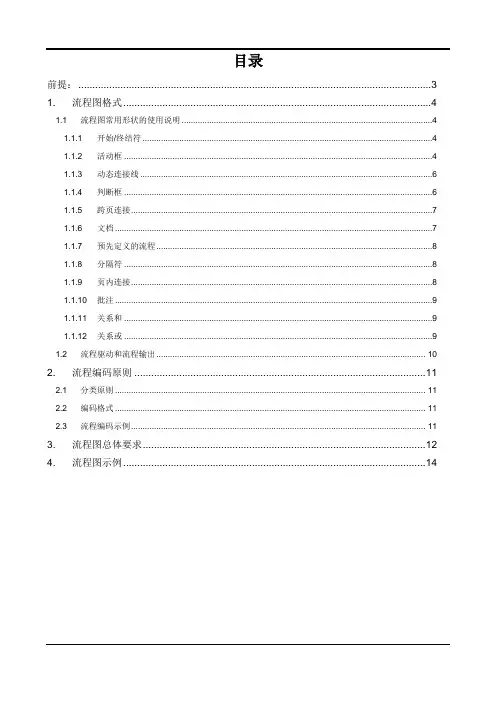 流程图绘制标准,流程图高级教程