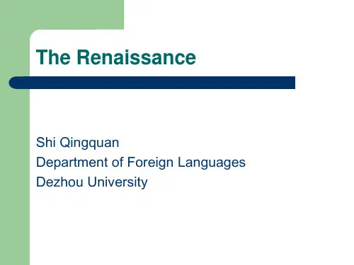英国文学史Chapter 4