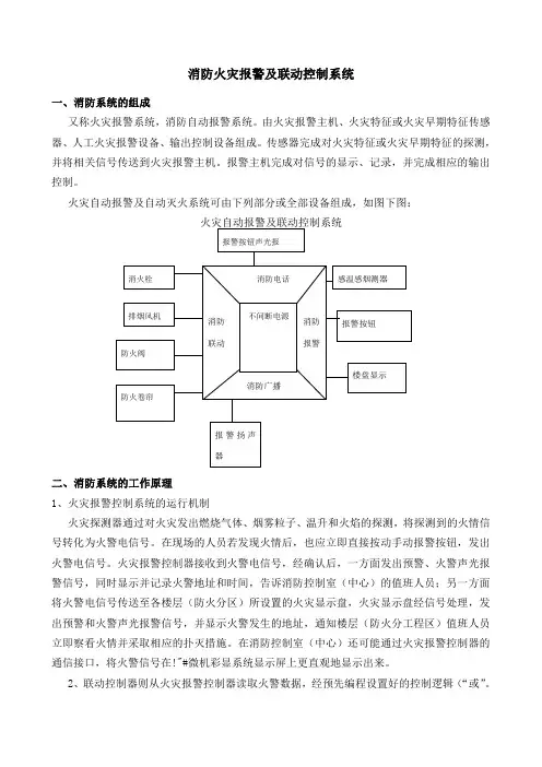 消防报警及消防联动控制系统