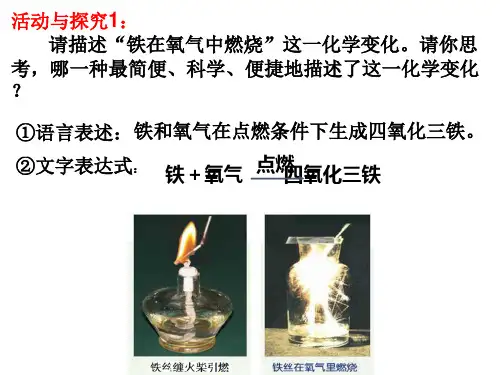 浙教版科学八年级下册化学方程式 (2)