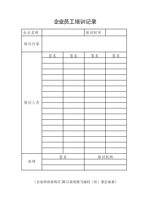 应急演练、签到表、季度隐患排查表模板(空白)