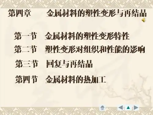金属的塑性加工