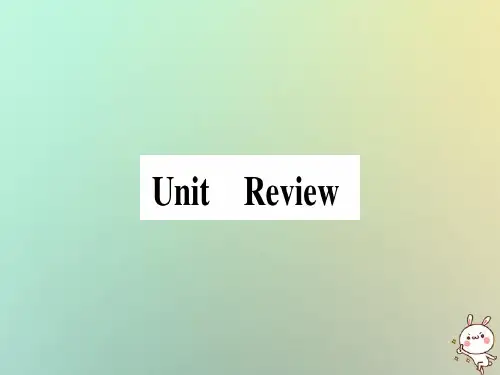 2018秋八年级英语上册Unit4My Neigh bourhood Review课件(新版)冀教版