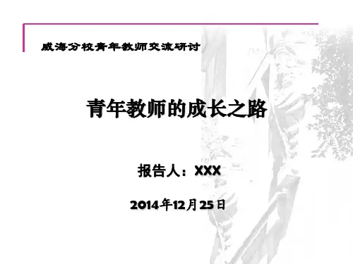 青年教师的成长之路