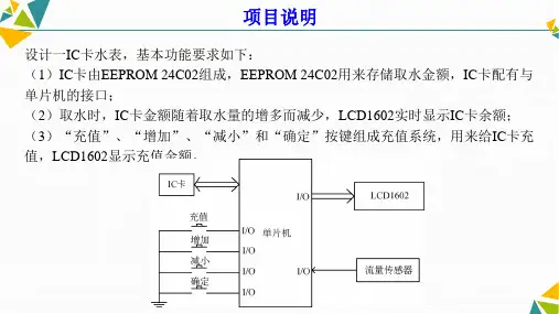 IC卡水表的设计