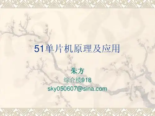 第1章51单片机基础知识