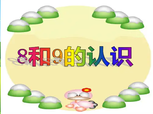 8和9的认识课件1