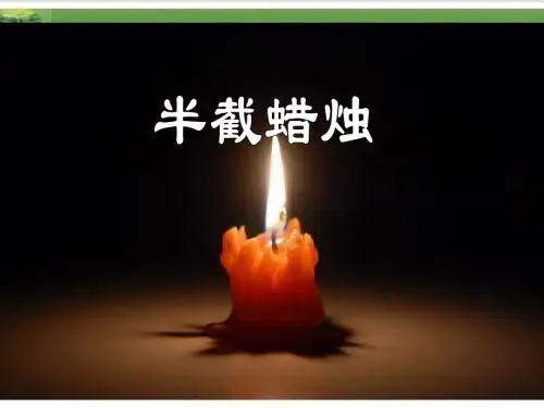 五年级下册语文课件-半截蜡烛-人教新课标