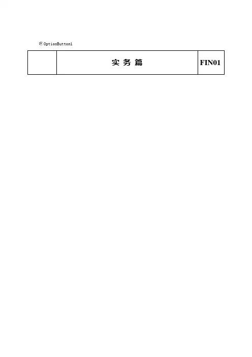 财务总监培训教程