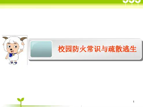 小学生消防安全常识及疏散演练PPT课件