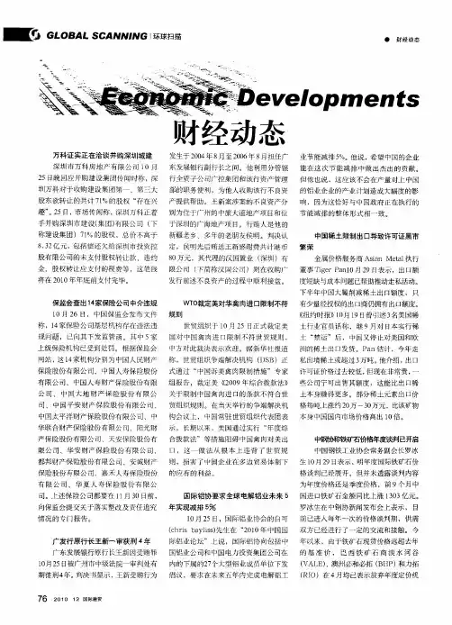 财经动态