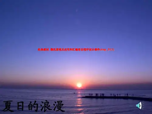 经典教材_微机原理及应用和汇编语言程序设计课件chap_51(1)