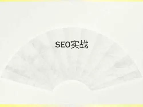 SEO实战教程.ppt