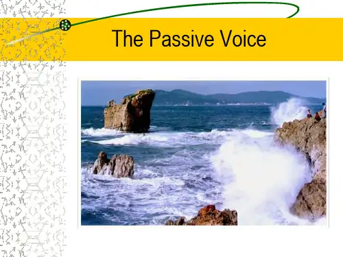 The Passive Voice(被动语态)