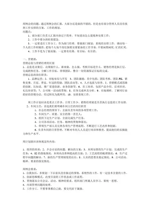 营销总监与营销经理的区别