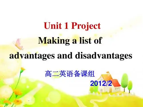 m7u1project语言点
