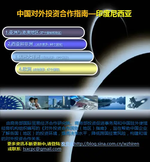 中国对外投资合作指南-印度尼西亚