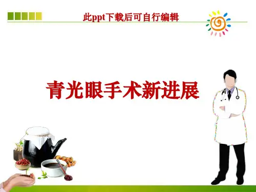 青光眼手术新进展ppt课件
