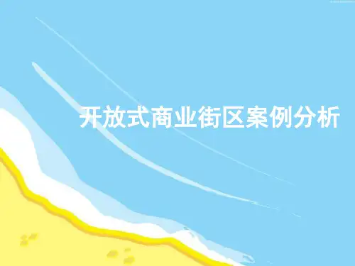 开放式商业街区案例分析