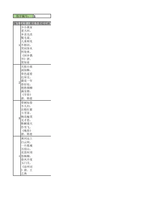 小学生田字格描红字贴,楷体,文字自动生成,可以自己导入文字